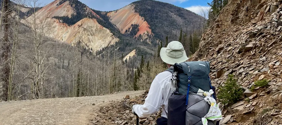 Top O' looks at Little Red and Big Red mountains