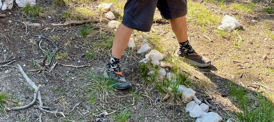 Stepping over the state line between Wyoming and Colorado