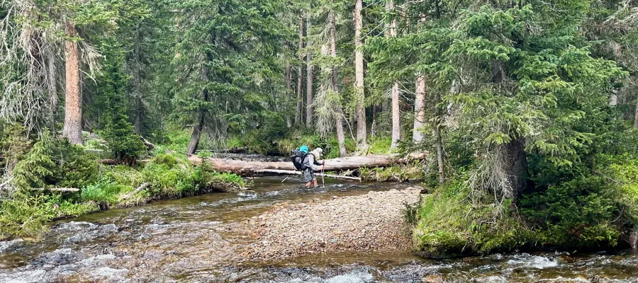 Crossing Arapaho Creek