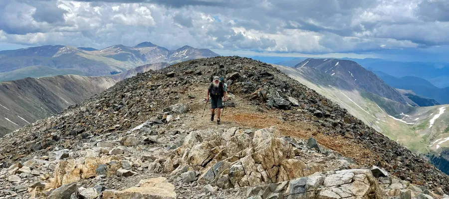 OldTimer reaches the summit of Grays Peak