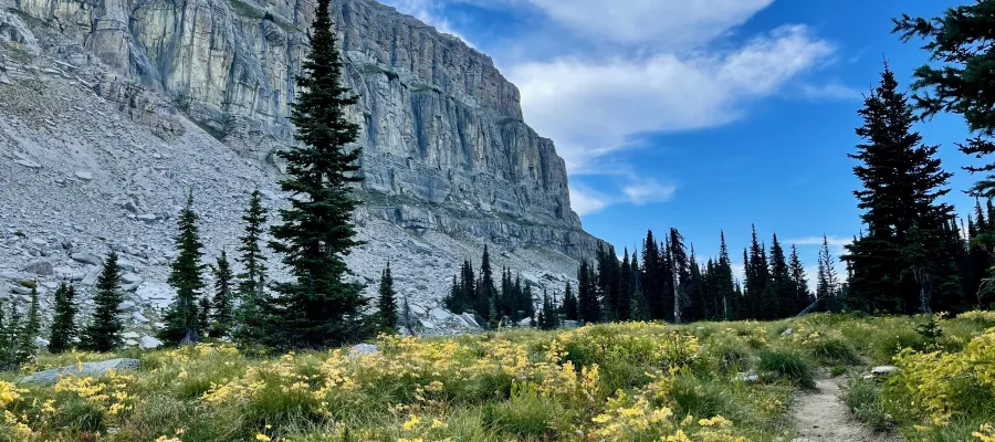 The Chinese Wall in Bob Marshall Wilderness 