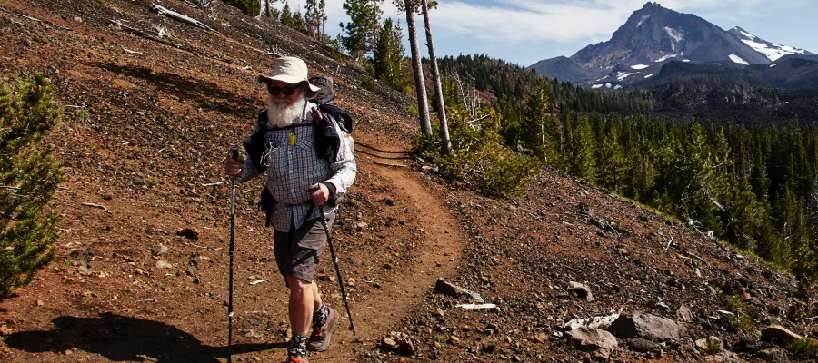 Gravity hiking on the PCT
