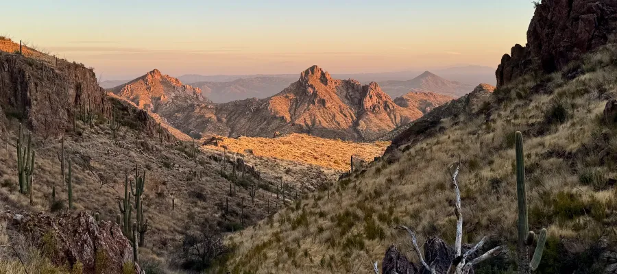 A view of mesas in Arizona