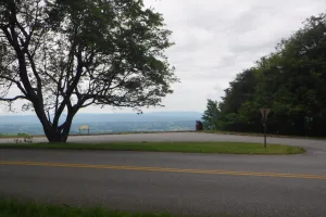 Blue Ridge Parkway parking lot