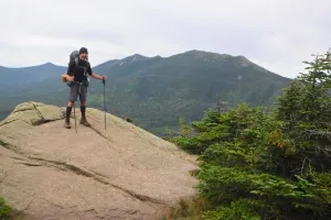 Ralph on rock at Mt. Garfield