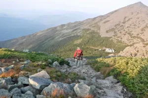 Descending to Madison Spring Hut