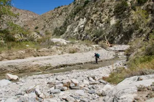 Tengo Hambre crossing Mission Creek