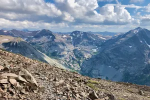View of mountains in the High Sierra