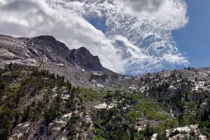 Clouds over Le Conte Canyon