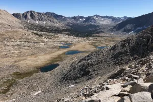 Descending southbound from Mather Pass