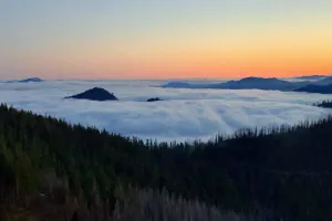 A view at dawn