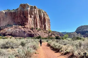 Walking through Ghost Ranch