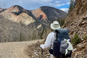 Top O' looks at Little Red and Big Red mountains