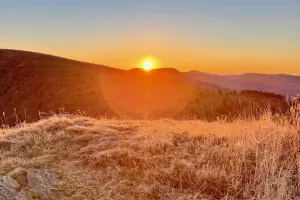 Sunset in Shining Rock Wilderness
