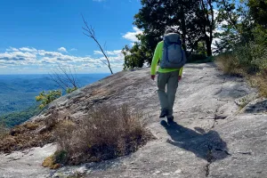 Sasquatch walks along Bald Knob on the Foothills Trail