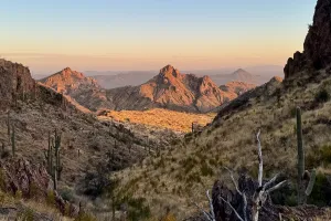 A view of mesas in Arizona