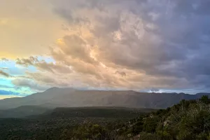 Clouds over North Peak in the Mazatzal Wilderness