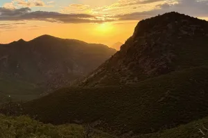Sunset in the Mazatzal Mountains