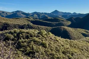 A view across the Mazatzal Mountains