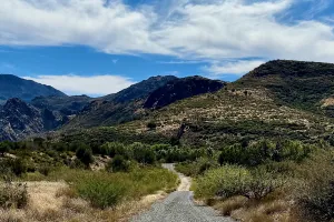 The trailhead at Beeline Highway