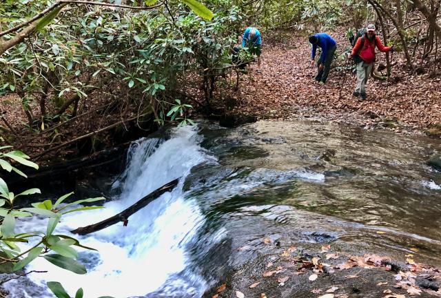 Brookshire Creek and waterfall
