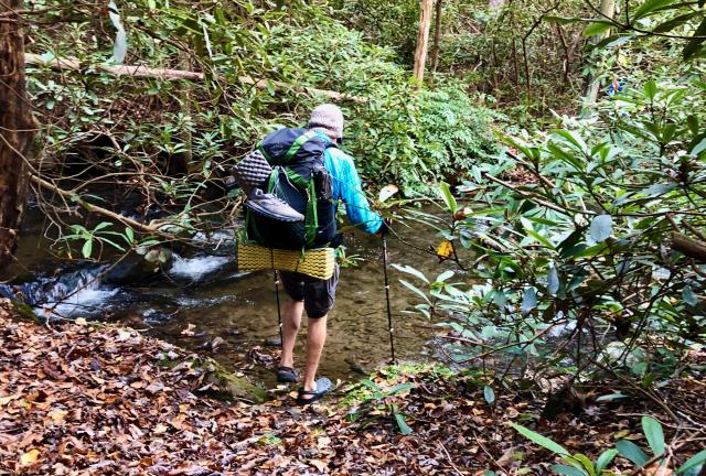 Tengo Hambre crosses Brookshire Creek