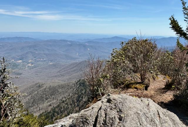 A view from a rock outcropping near Gibbs Mountain