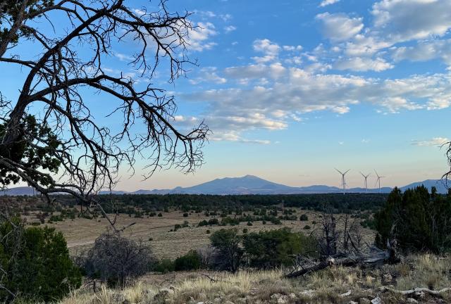 Looking across Babbitt Ranch Passage