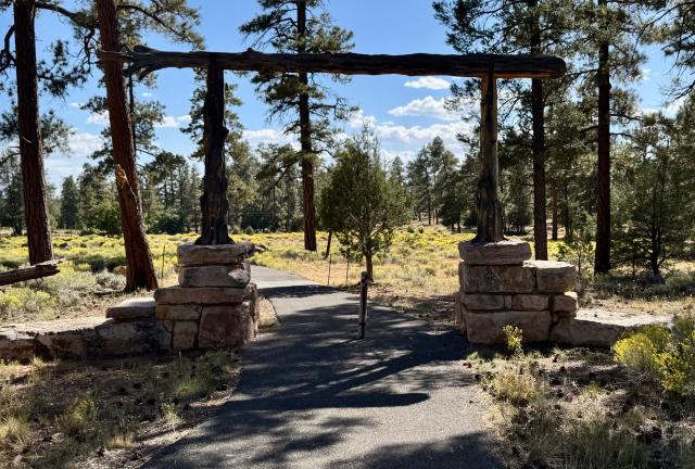 Exiting Grand Canyon National Park