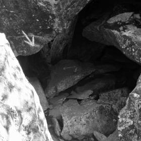 Opening in rocks at Mahoosuc Notch
