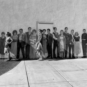 Waiting in line in Tehachapi