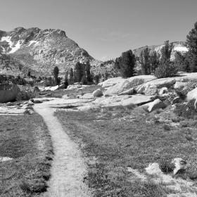 The PCT heads to Marie Lake