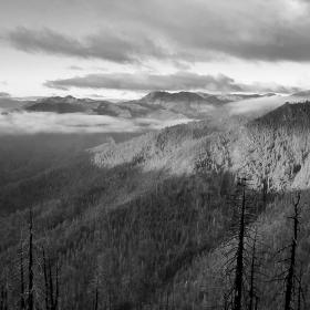 Morning clouds in Marble Mountains Wilderness
