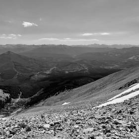 A view from the summit of Parkview Mountain