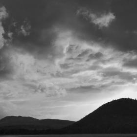 Sunset over the Androscoggin River