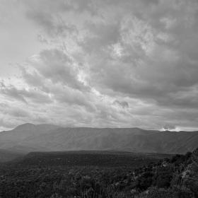 Clouds over North Peak in the Mazatzal Wilderness