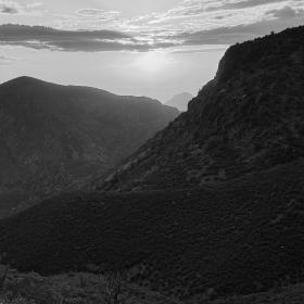 Sunset in the Mazatzal Mountains
