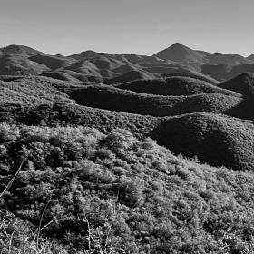 A view across the Mazatzal Mountains
