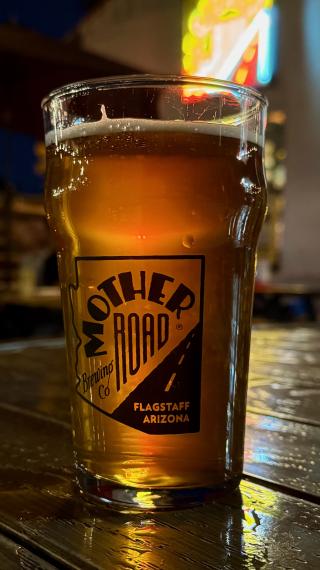 A beer at Mother Road Brewing